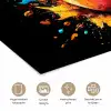 Koffie - Graffiti - Drinken - Abstract poster papier klein -closeup_NL