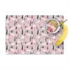 Kerst - Dieren - Kerstbomen - Sneeuw - Rendier Placemat vinyl groot -zzzproduct_Kitchenyeah-website