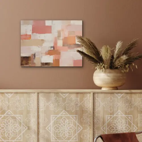 Kunst - Roze - Abstract PET vilt klein -sfeer4