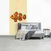 Vis - Oranje - Strepen fotobehang vinyl groot -slaapkamer