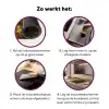 Zonlicht - Bospad - Bomen Inductie beschermer vinyl 3mm klein -zzzzzzz-cc-werking