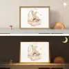 Vos - Wolken - Maan - Sterren Light Box met batterij (Wandlamp kind) middel -sfeer3_kind