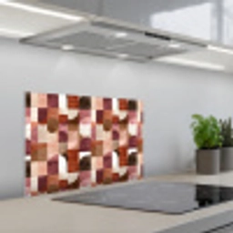 Geometrie - Modern - Retro keuken achterwand spatscherm klein 900 -3d_schuin