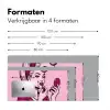 Vintage - Vrouw - Roze Muismat XXL klein -sfeer5