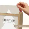 Kerstboom - Japandi - Christmas - Beige Light Box met kabel (Wandlamp) klein -USP_websiteprintNL