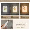 Leeuw - Kleurrijke manen - Beige Light Box met kabel (Kinderlampje) klein -USP_lichtkleurFR