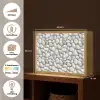 Steentjes - Grijs - Ovaal Light Box met batterij (Wandlamp) middel 907 -USP_websiteoverzichtNL