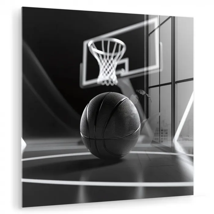 Basketbal - Basketbalveld - Lichtlijnen plexiglas 5mm klein -zzzproduct_nieuw