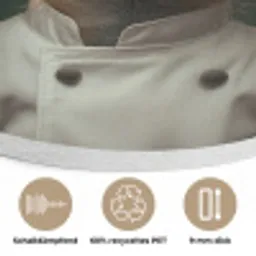 Dier - Kok - Stokstaartje Akoestische PET Vilt - Rond klein -closeup_DE