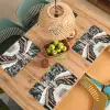 Brug - Winterlandschap - Bos - Natuur - Sneeuw Placemat vinyl groot -zzsfeer5_Kitchenyeah-website
