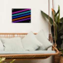 Esthetiek - Retro - Neon tuinposter los doek klein -sfeer7