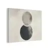 Cirkels - Vorm - Beige - Abstract PET vilt klein -3d