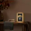 Quotes - Bloem - Tulp - Geel Light Box met kabel (Tafellamp) klein -sfeer4