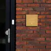 Mosterdgeel - Sierlijk Naambord Vierkant klein -sfeer1-XS