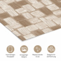 Blok - Patroon - Bruin poster papier klein 62 -tcloseup_DE