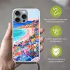 Bloemenweide - Zee - Zomers Hoesje iPhone 16 Pro Max met koord klein -sfeer2_NL