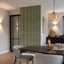 Ritmisch - Effect - Groen Behang Vinyl klein 1060 -sfeer3