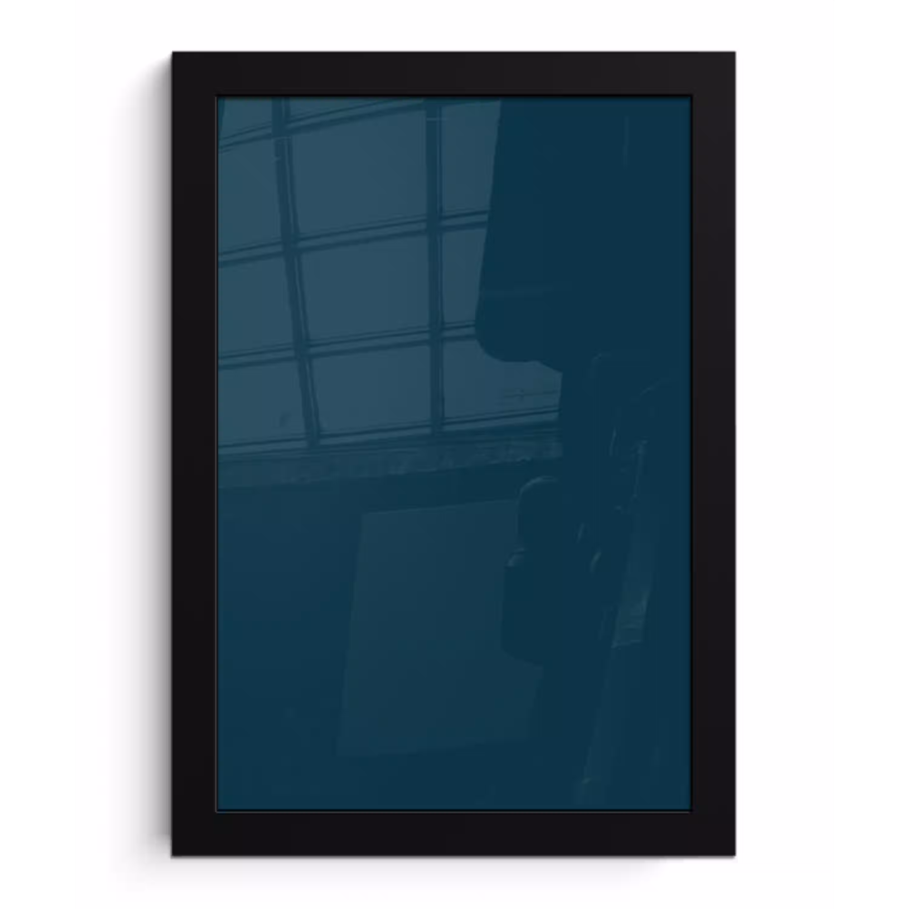 Dark - Indigo - Blauw fotolijst zwart zonder passe partout klein 224 -3d