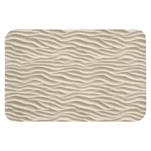 Zand - Golven - Beige WCmat klein 1009 -3d