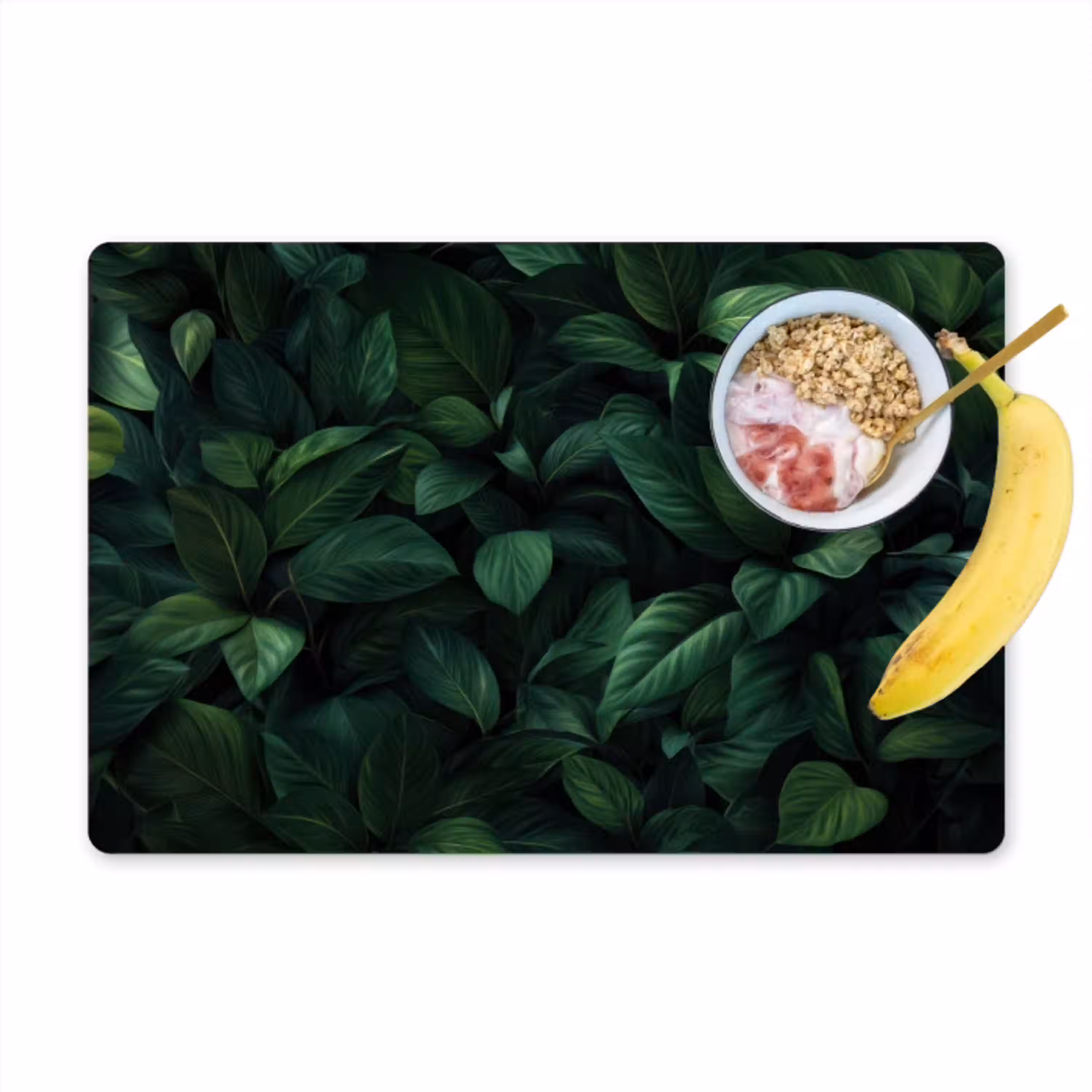 Bladeren - Ovaal - Groen - Nerven Placemat vinyl groot -zzzproduct_Kitchenyeah-website