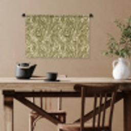 Abstract - Marmer - Groen Wandkleed katoen klein 269 -sfeer6