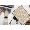 Bloemen - artistiek - Goud laptophoes neopreen klein 279 -bureau