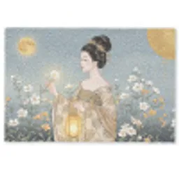 Aziatisch - Vrouw - Kimono Deurmat klein -zkaufland3d