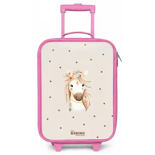 Bohemian paard in pastel kleuren Kinderkoffer - Roze klein -zz3dotto