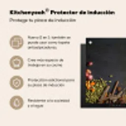 Stilleven van Specerijen en Aroma's Inductie beschermer vinyl 3mm middel -zzzzzzusp-haakje_ES