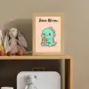 Dino - Boba - Turquoise Light Box met kabel (Kinderlampje) klein -sfeer2_kind