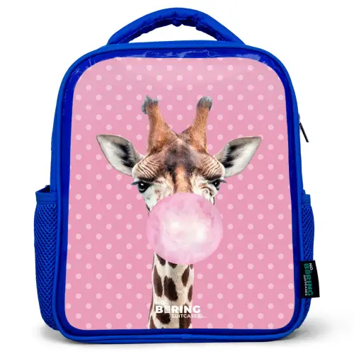 Bubblegum Billy Kinderrugzak - Blauw middel -3d