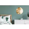 Granen - Hout - Kom - Beige Wandcirkel aluminium klein -slaapkamer