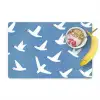 Vogels - Wit - Patroon Placemat vinyl groot -zzzproduct_Kitchenyeah-website