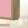 Tekstwolkje - BLAH BLAH BLAH - Roze Light Box met batterij (Wandlamp) middel -USP_websiteoplaadbaarNL