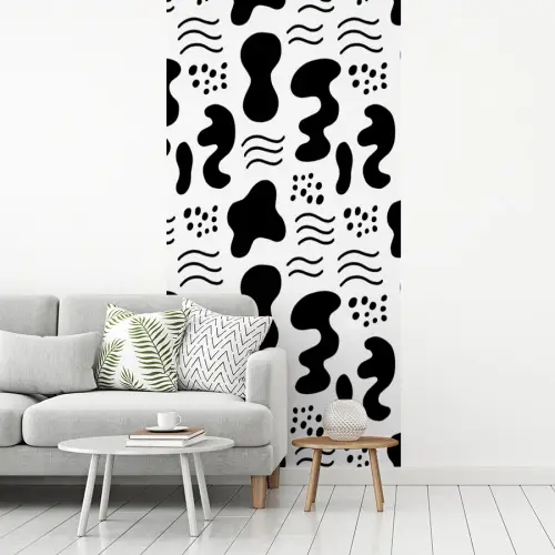 Abstact - Vormen - Asymmetrie fotobehang vinyl groot 64 -woonkamer