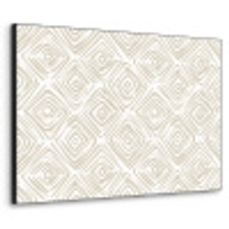 Abstract - Ruit - Beige Textielframe zwart klein 947 -3d