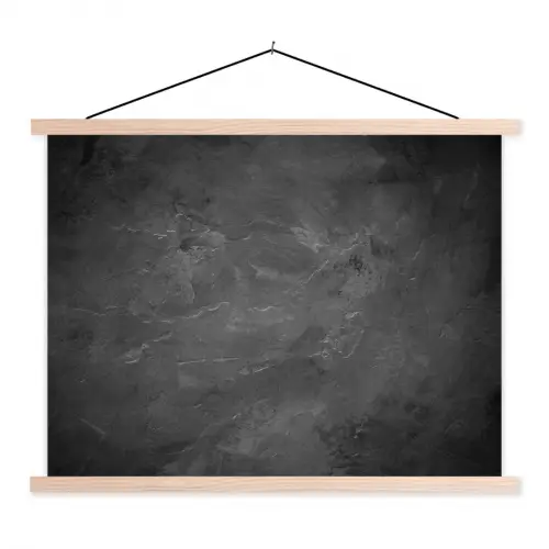 Structuur - Cement - Beton - Grijs - Vintage textielposter latten blank klein -3d
