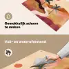 Heuvels - Palmbomen - Abstract Inductie beschemer met haakjes klein -ky-schoon-nl