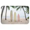 Surfboard - Palmbomen - Kleurrijk WCmat klein -3d