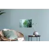 Vetplant - Bladeren - Groen - Wazig Muursticker klein -plant