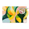 Abstract - Geel - Roze - Groen Placemat vinyl groot -zzzproduct_Kitchenyeah-website