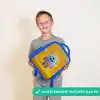 Snoep - Monster - Regenboog Kinderrugzak - Blauw middel -sfeer1_NL