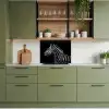 Zebra - Dier - Zwart keuken achterwand 2 middel -sfeer3