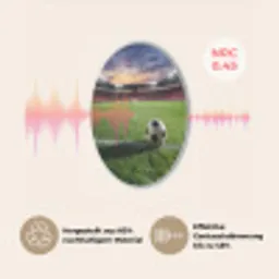 Voetbal - Stadion - Sport - Groen Akoestische PET Vilt - Rond klein -USP_DE