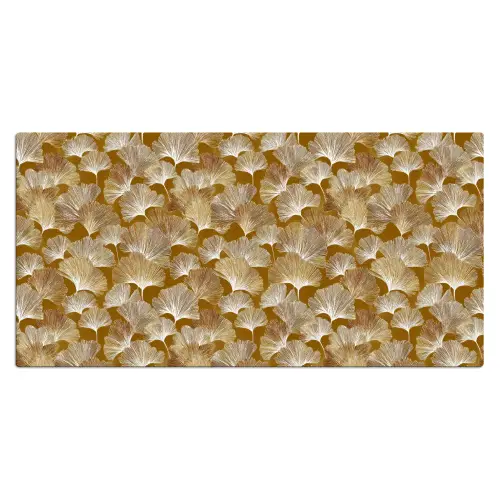 Ginkgo - Bladeren - Goud Muismat XXL klein 681 -3d_leeg