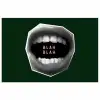 Mond - Groen - Illustratie - BLAH BLAH poster papier klein -3d
