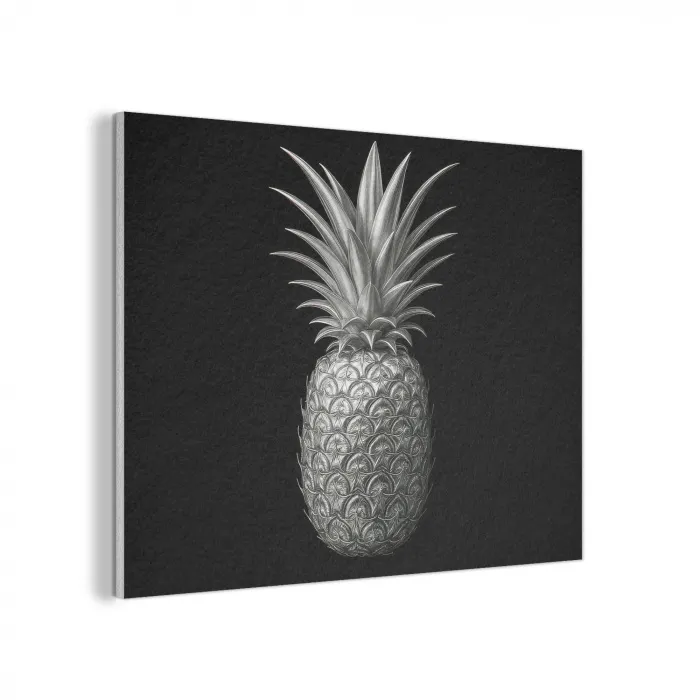 Ananas - Gedetailleerd - Bladeren PET vilt klein -3d
