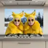 Vrouwen - Bananen - Geel keuken achterwand spatscherm klein -3d_website