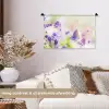 Lavendel - Vlinder - Bloemen Wandkleed katoen klein -sfeer1