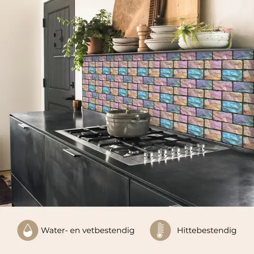 Parelmoerig - Bakstenen - Muur keuken achterwand 2 middel 871 -usp_NL
